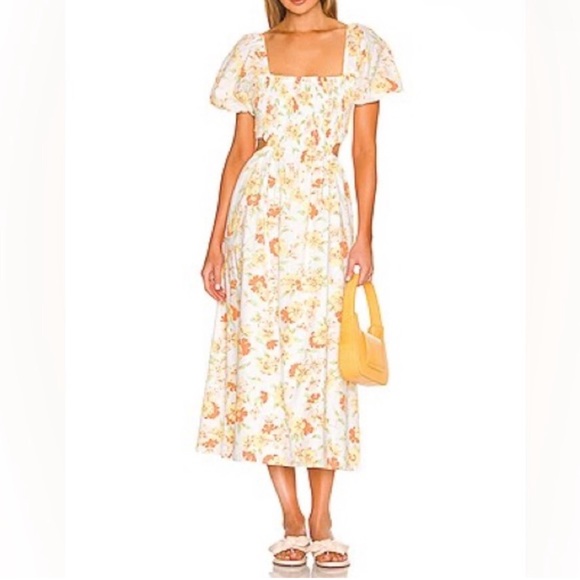 Faithfull the Brand Dresses & Skirts - Faithful The Brand Loucetta Midi Dress in Palermo Floral Print Size M/6. NWT